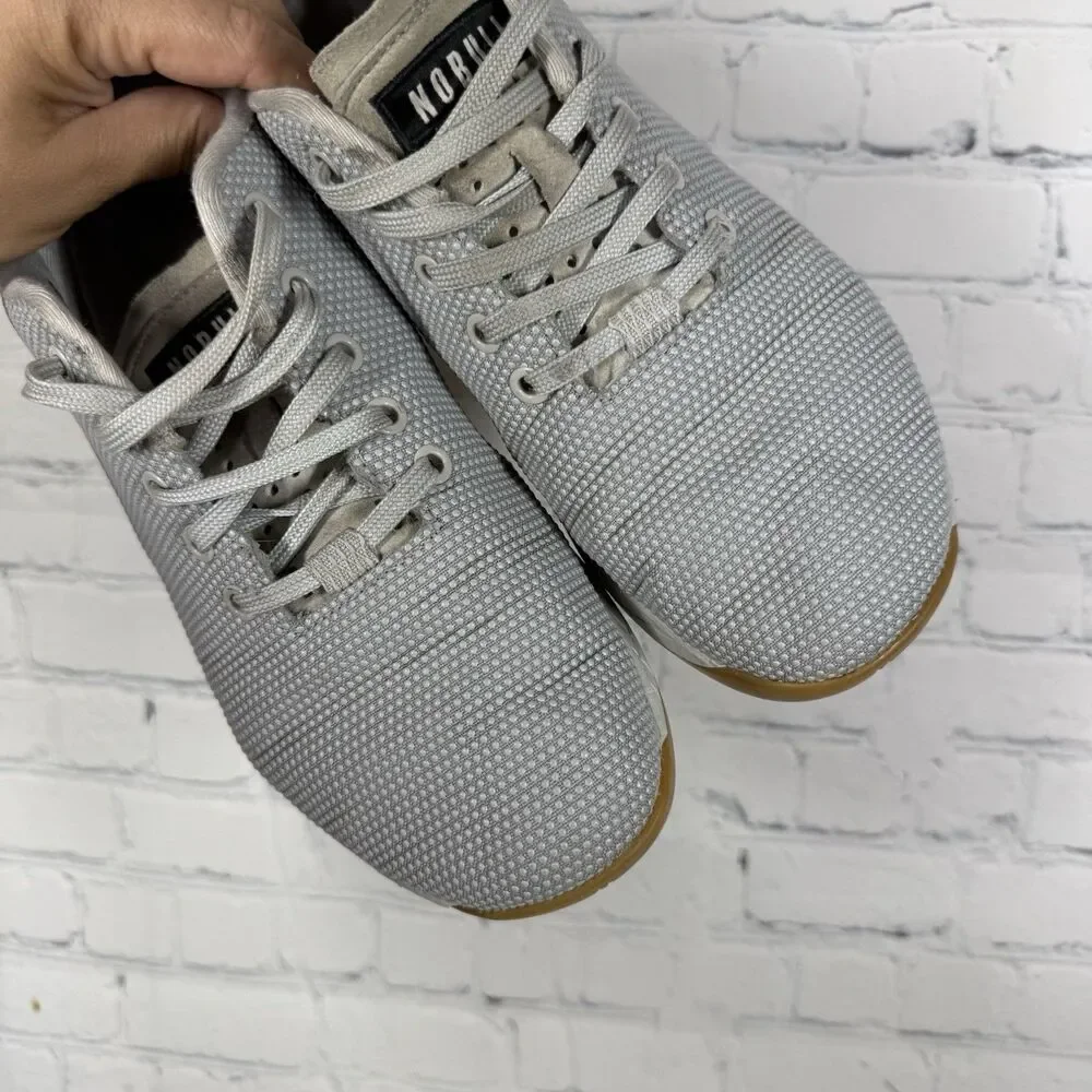 Nobull Outwork Edge Sneaker Women Size 9.5 Gray Training CrossFit Gym Shoes